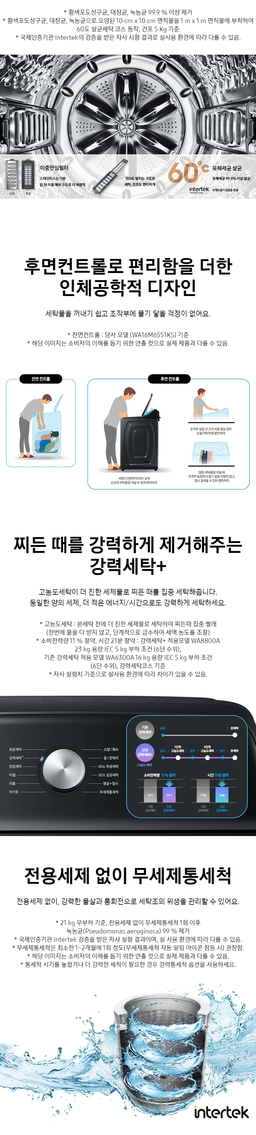삼성 그랑데 통버블 세탁기 25kg 상세정보 2