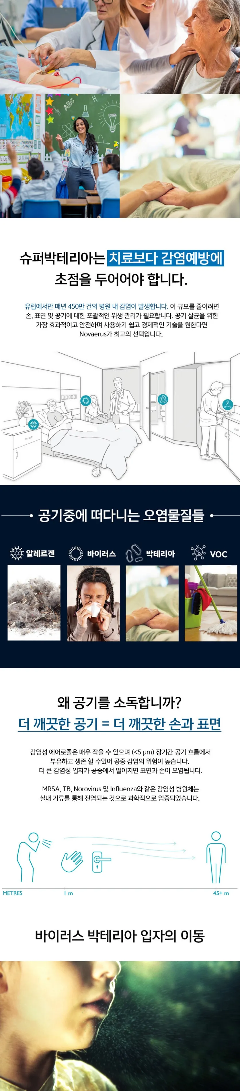 노바이러스 공기청정 살균기 10평형 상세정보 2